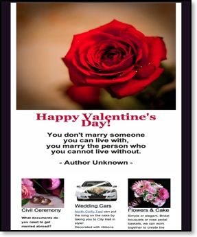 Valentines-day-Monthly Newsletter